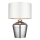 Endon 61198 - Stolní lampa WALDORF 1xE27/10W/230V lesklý chrom/bílá