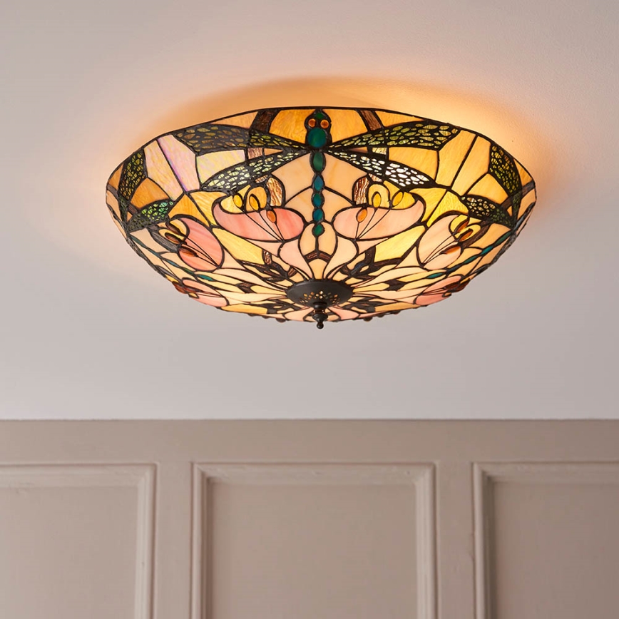Endon 63922 - Stropní svítidlo ASHTON 2xE27/60W/230V pr. 45 cm