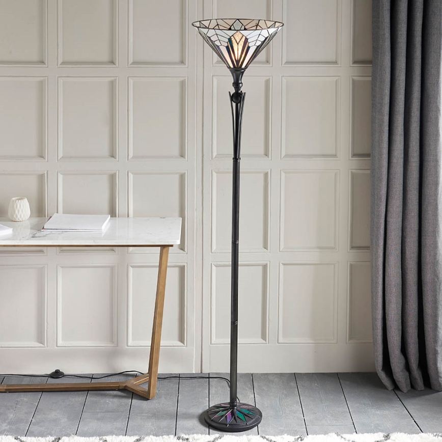 Endon 63933 - Stojací lampa ASTORIA 1xE27/60W/230V pr. 40 cm
