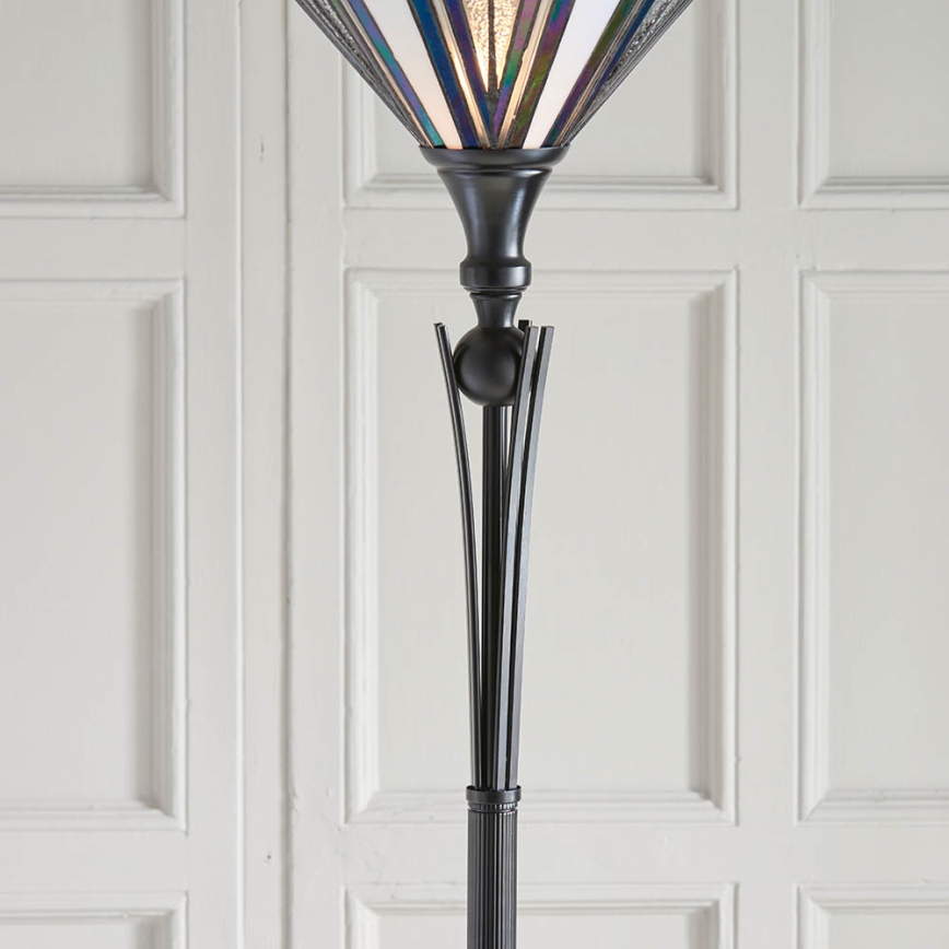 Endon 63933 - Stojací lampa ASTORIA 1xE27/60W/230V pr. 40 cm