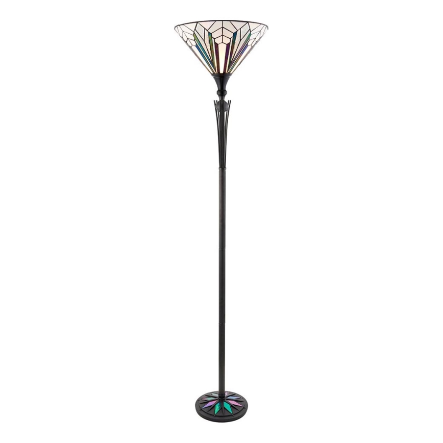Endon 63933 - Stojací lampa Tiffany ASTORIA 1xE27/60W/230V pr. 40 cm