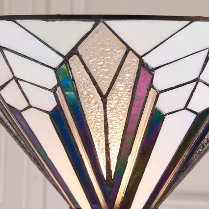 Endon 63933 - Stojací lampa Tiffany ASTORIA 1xE27/60W/230V pr. 40 cm