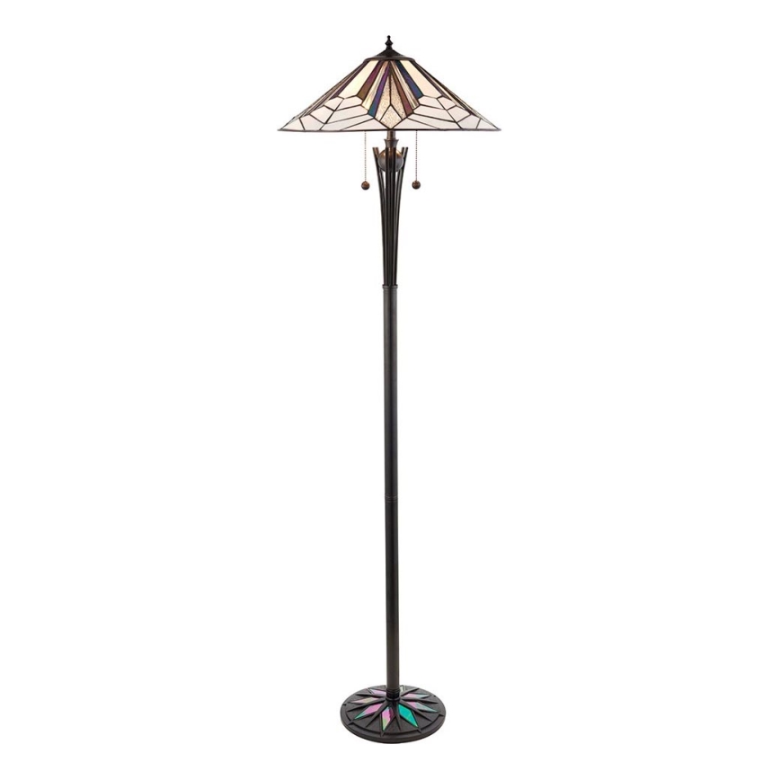 Endon 63934 - Stojací lampa ASTORIA 2xE27/60W/230V pr. 48 cm