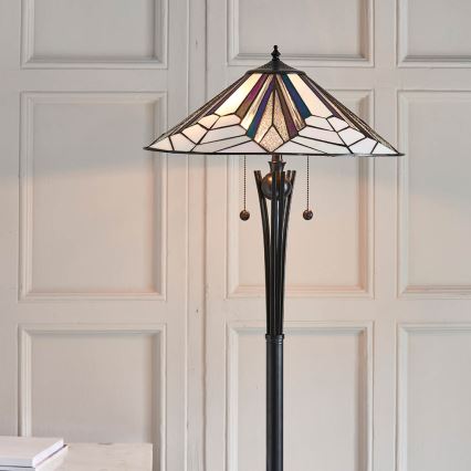 Endon 63934 - Stojací lampa ASTORIA 2xE27/60W/230V pr. 48 cm