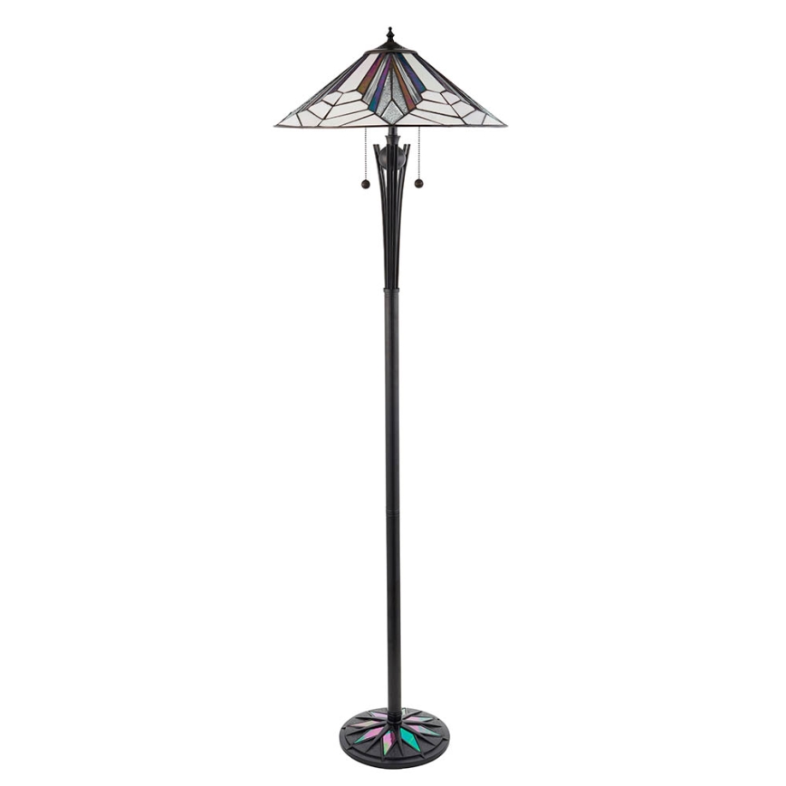Endon 63934 - Stojací lampa ASTORIA 2xE27/60W/230V pr. 48 cm