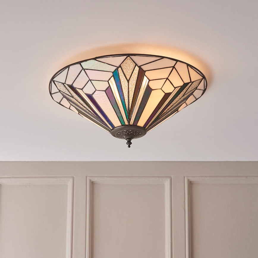 Endon 63935 - Stropní svítidlo ASTORIA 2xE27/60W/230V pr. 48 cm