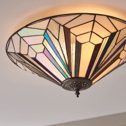 Endon 63935 - Stropní svítidlo ASTORIA 2xE27/60W/230V pr. 48 cm