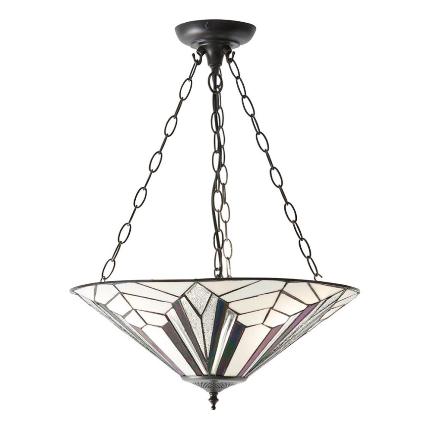 Endon 63936 - Lustr na řetězu ASTORIA 3xE27/60W/230V pr. 48 cm