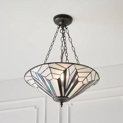 Endon 63936 - Lustr na řetězu ASTORIA 3xE27/60W/230V pr. 48 cm