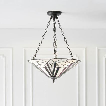 Endon 63936 - Lustr na řetězu ASTORIA 3xE27/60W/230V pr. 48 cm