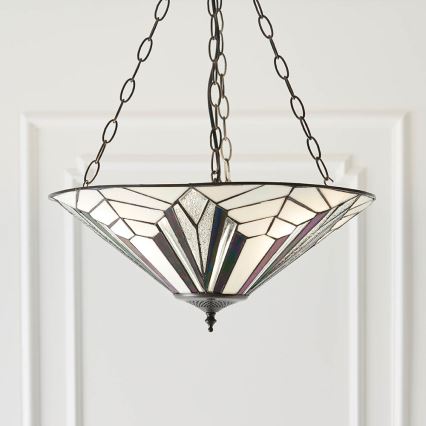 Endon 63936 - Lustr na řetězu ASTORIA 3xE27/60W/230V pr. 48 cm
