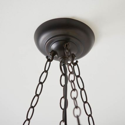 Endon 63936 - Lustr na řetězu ASTORIA 3xE27/60W/230V pr. 48 cm