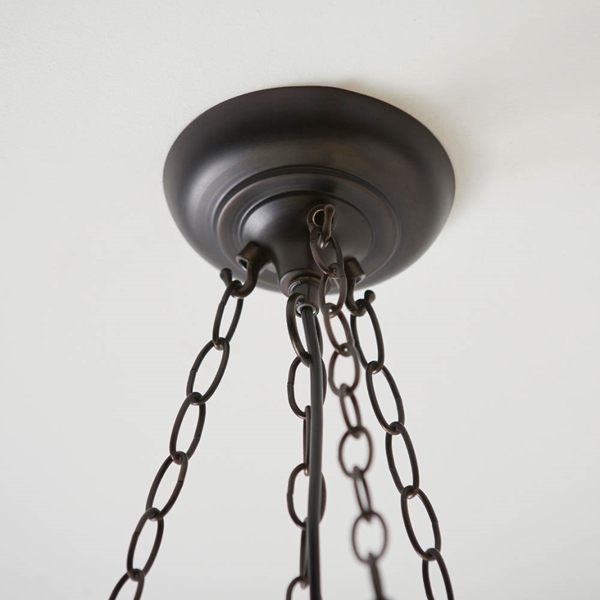 Endon 63936 - Lustr na řetězu ASTORIA 3xE27/60W/230V pr. 48 cm