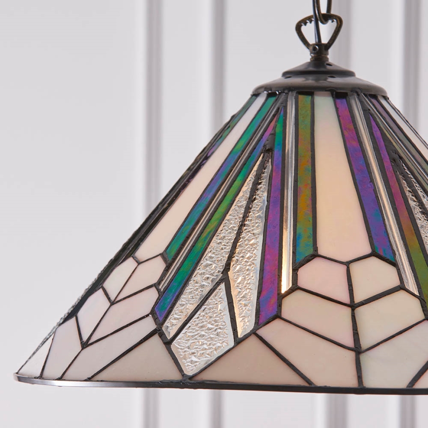 Endon 63937 - Lustr na řetězu ASTORIA 1xE27/60W/230V pr. 40 cm
