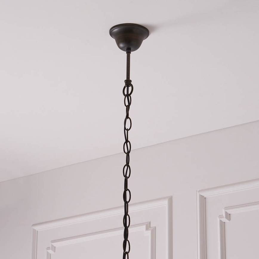 Endon 63937 - Lustr na řetězu ASTORIA 1xE27/60W/230V pr. 40 cm