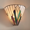 Endon 63940 - Nástěnné svítidlo Tiffany ASTORIA 1xE14/40W/230V