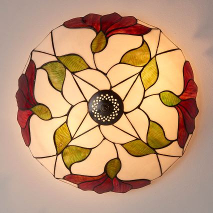 Endon 63960 - Stropní svítidlo BOTANICA 2xE27/60W/230V pr. 45 cm
