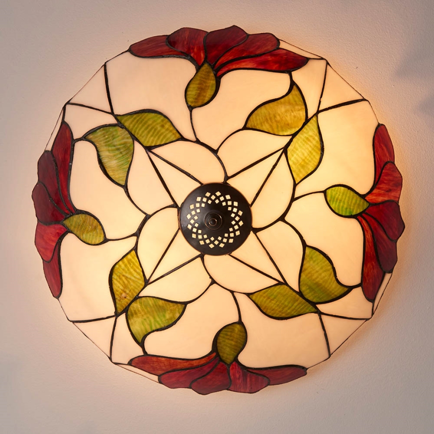 Endon 63960 - Stropní svítidlo BOTANICA 2xE27/60W/230V pr. 45 cm
