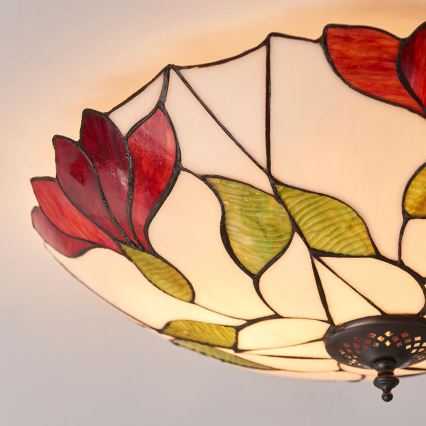 Endon 63960 - Stropní svítidlo BOTANICA 2xE27/60W/230V pr. 45 cm