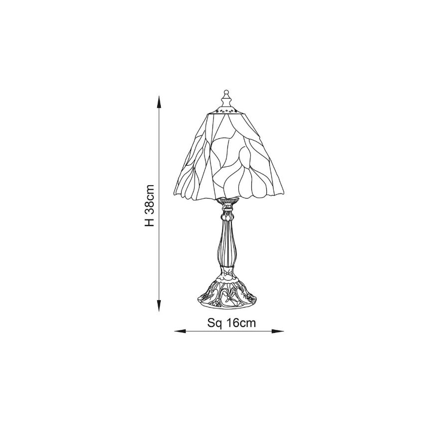 Endon 63963 - Stolní lampa BOTANICA 1xE14/40W/230V pr. 16 cm