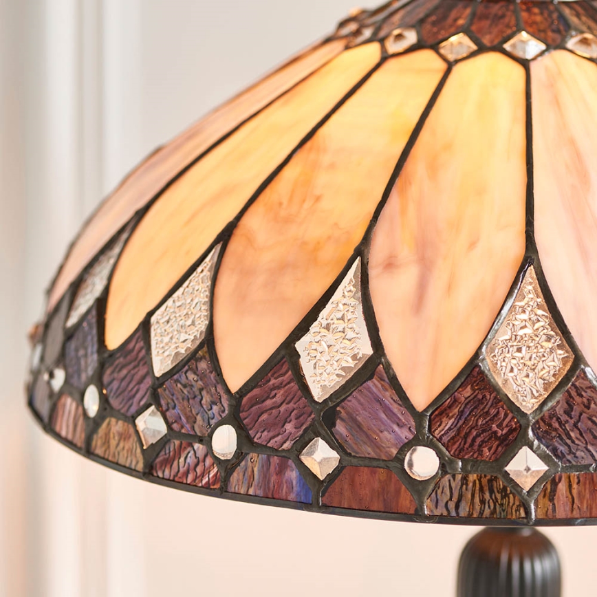 Endon 63982 - Stolní lampa BROOKLYN 1xE27/60W/230V pr. 40 cm