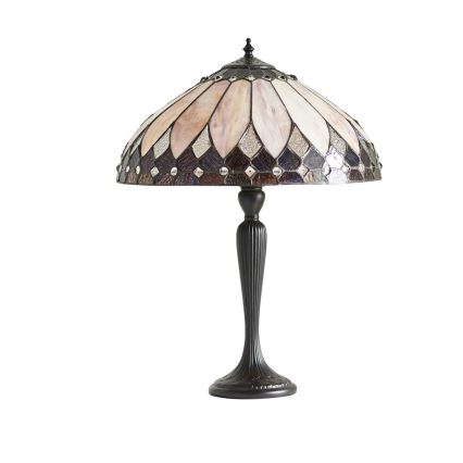 Endon 63982 - Stolní lampa Tiffany BROOKLYN 1xE27/60W/230V pr. 40 cm