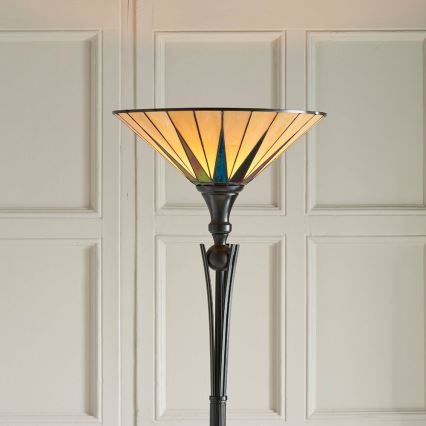 Endon 64042 - Stojací lampa DARK STAR 1xE27/60W/230V pr. 42 cm