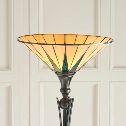 Endon 64042 - Stojací lampa DARK STAR 1xE27/60W/230V pr. 42 cm