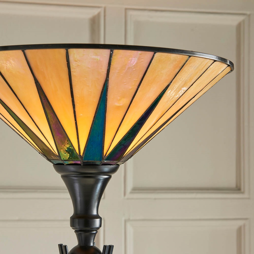 Endon 64042 - Stojací lampa DARK STAR 1xE27/60W/230V pr. 42 cm
