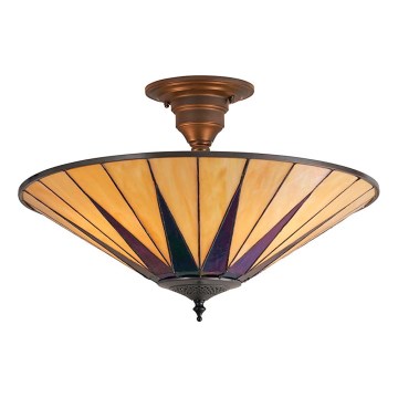 Endon 64043 - Přisazený lustr DARK STAR 3xE27/60W/230V pr. 49 cm