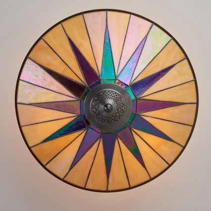Endon 64043 - Přisazený lustr DARK STAR 3xE27/60W/230V pr. 49 cm