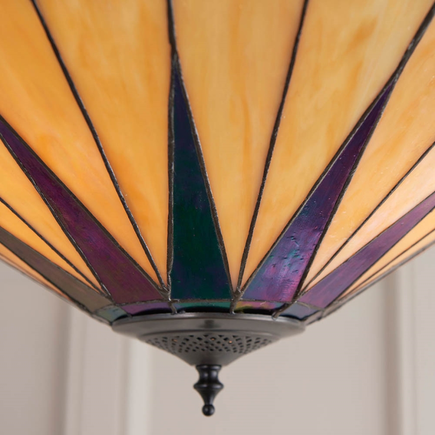 Endon 64043 - Přisazený lustr DARK STAR 3xE27/60W/230V pr. 49 cm