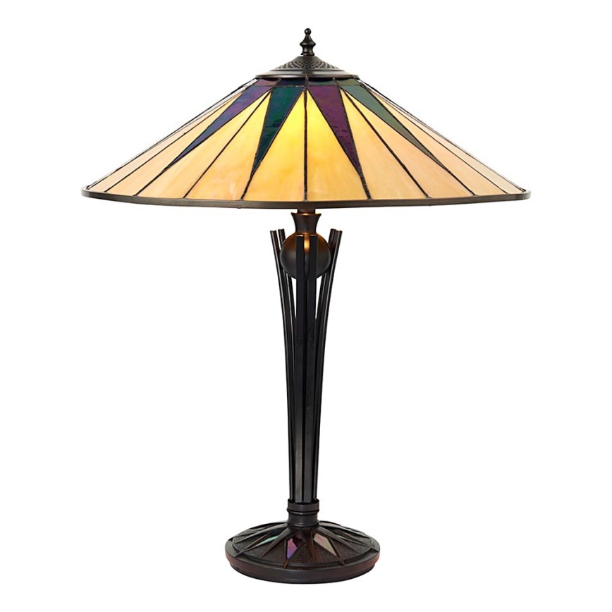 Endon 64045 - Stolní lampa DARK STAR 2xE27/60W/230V pr. 49 cm