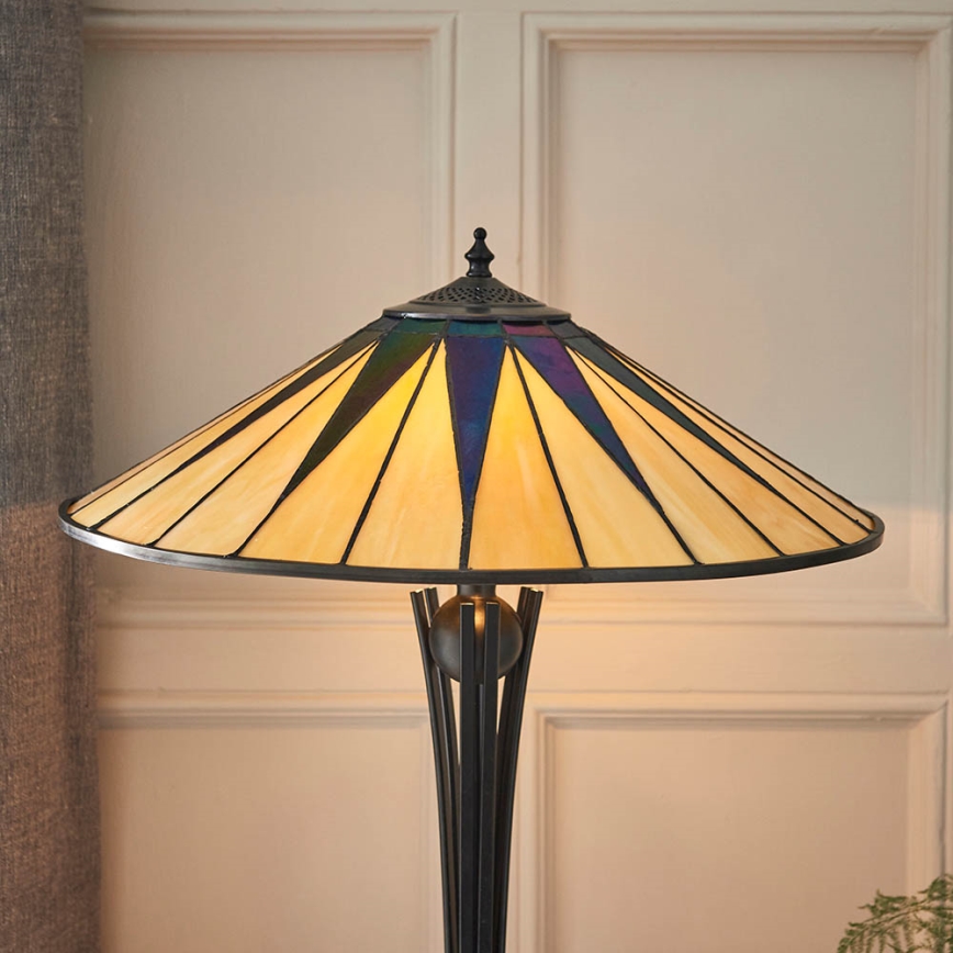 Endon 64045 - Stolní lampa DARK STAR 2xE27/60W/230V pr. 49 cm