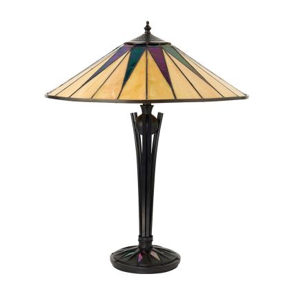 Endon 64045 - Stolní lampa DARK STAR 2xE27/60W/230V pr. 49 cm