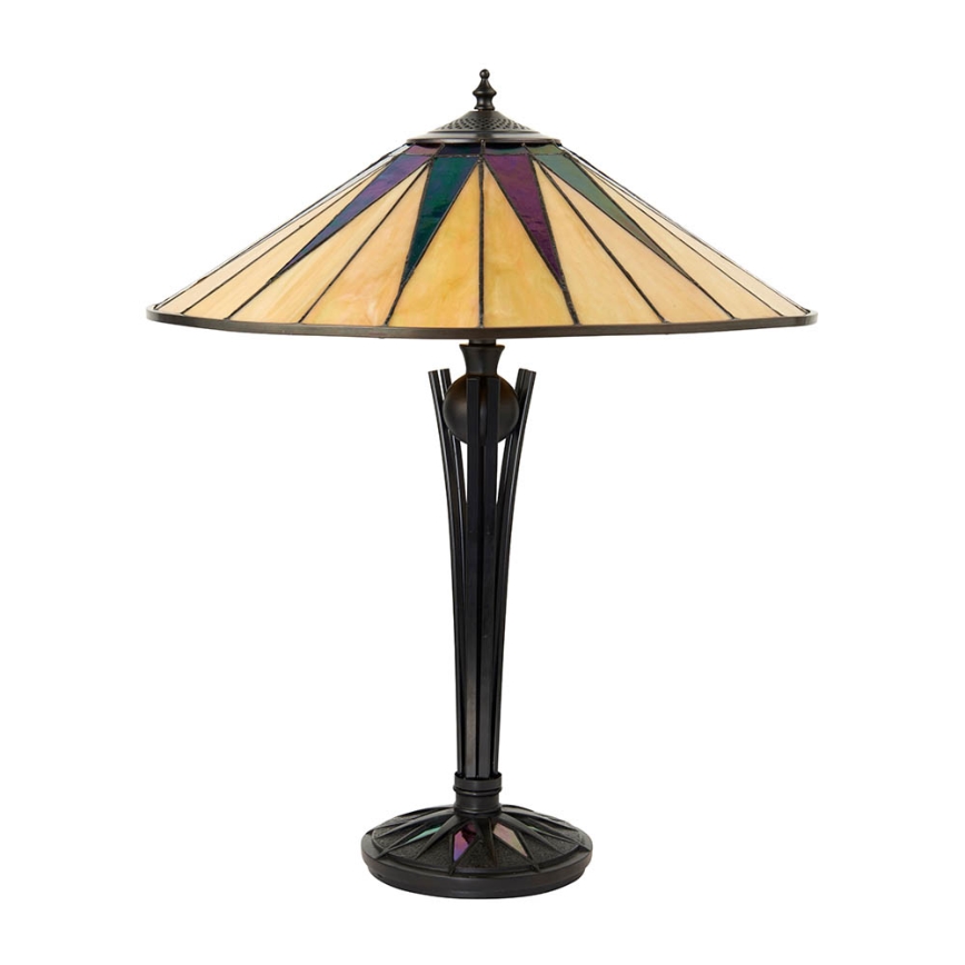 Endon 64045 - Stolní lampa DARK STAR 2xE27/60W/230V pr. 49 cm