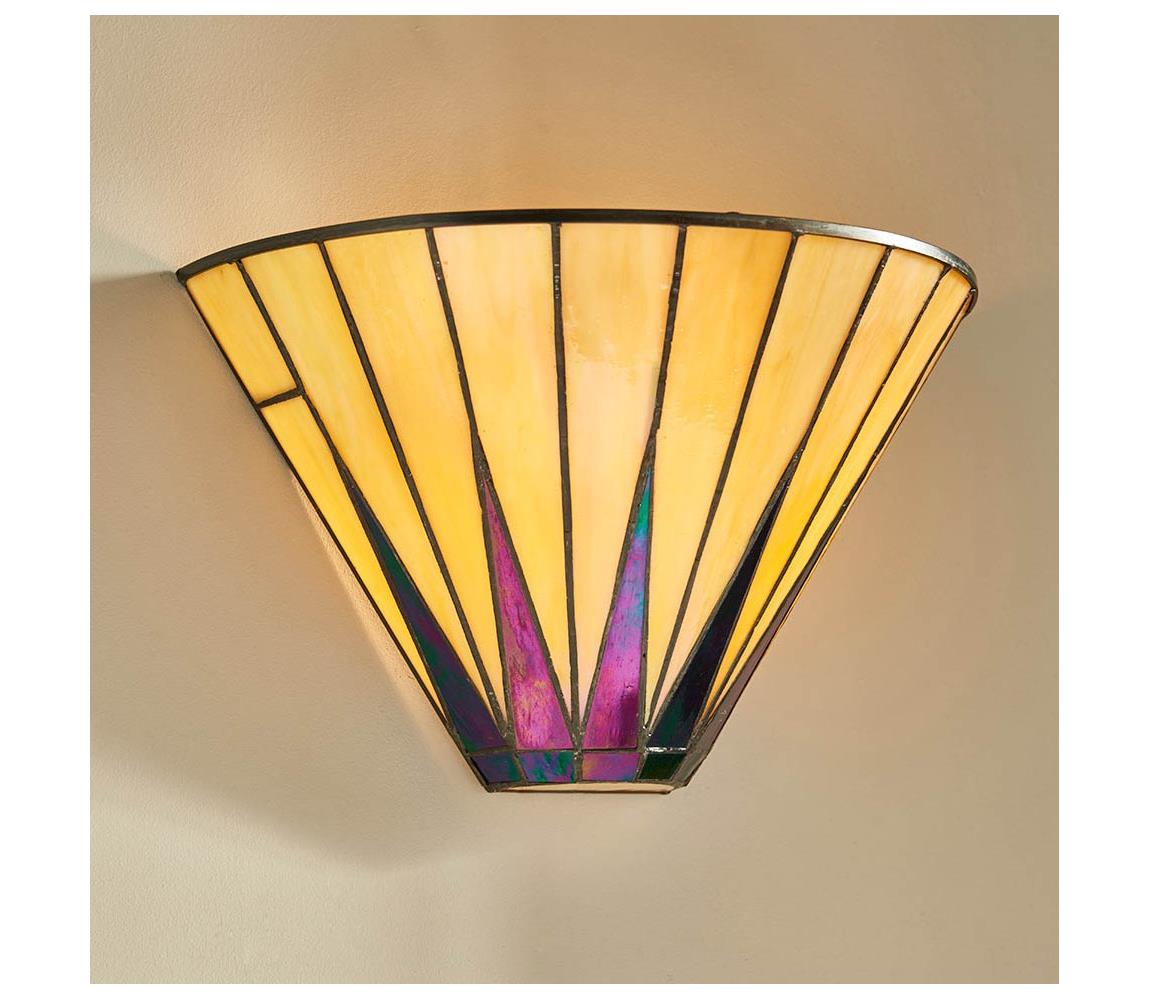Endon 64046 - Nástěnné svítidlo Tiffany DARK STAR 1xE14/40W/230V 64046 Pestrobarevná