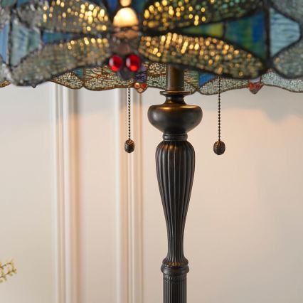 Endon 64069 - Stojací lampa DRAGONFLY 2xE27/60W/230V pr. 50 cm