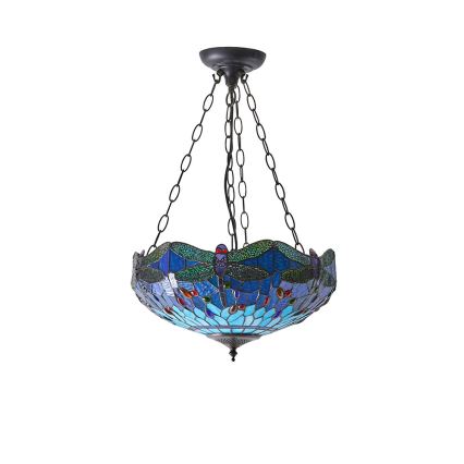 Endon 64075 - Lustr na řetězu DRAGONFLY 3xE27/60W/230V pr. 41 cm