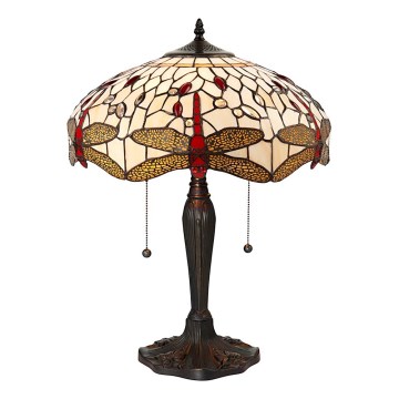 Endon 64085 - Stolní lampa DRAGONFLY 2xE27/60W/230V pr. 41 cm