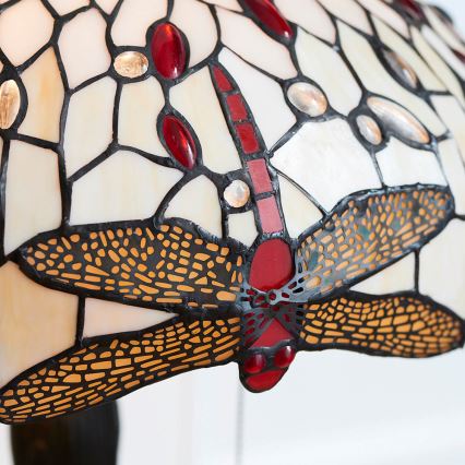 Endon 64085 - Stolní lampa DRAGONFLY 2xE27/60W/230V pr. 41 cm