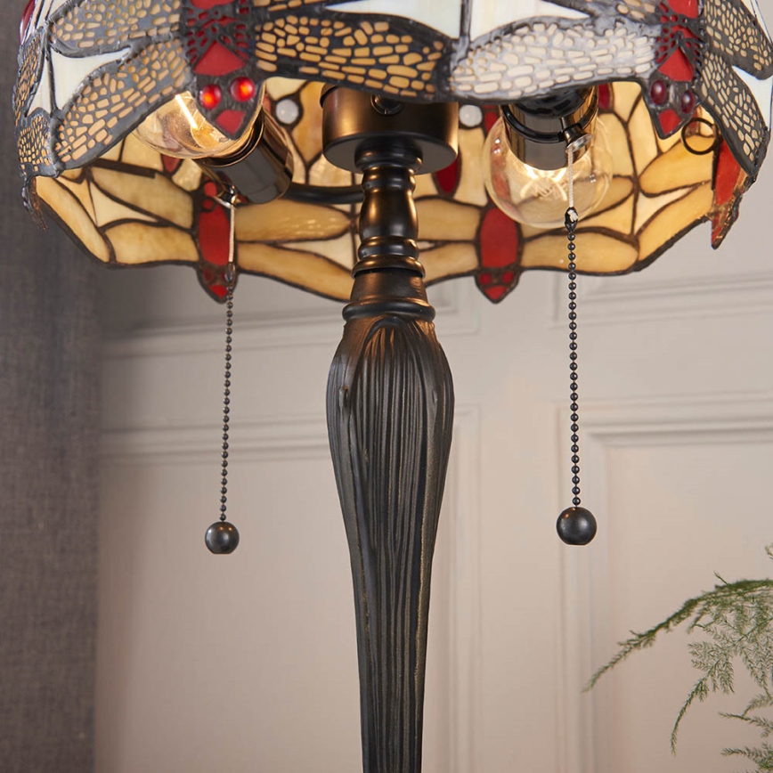 Endon 64086 - Stolní lampa DRAGONFLY 2xE27/60W/230V pr. 30 cm