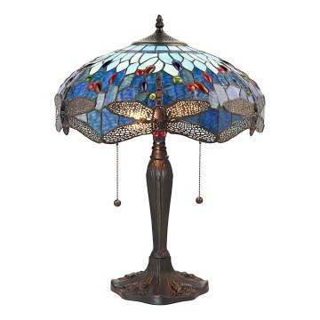 Endon 64089 - Stolní lampa DRAGONFLY 2xE27/60W/230V pr. 41 cm