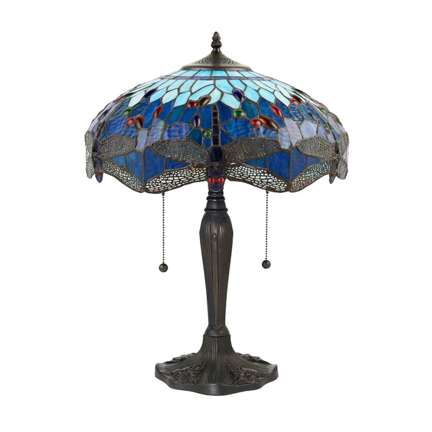 Endon 64089 - Stolní lampa DRAGONFLY 2xE27/60W/230V pr. 41 cm