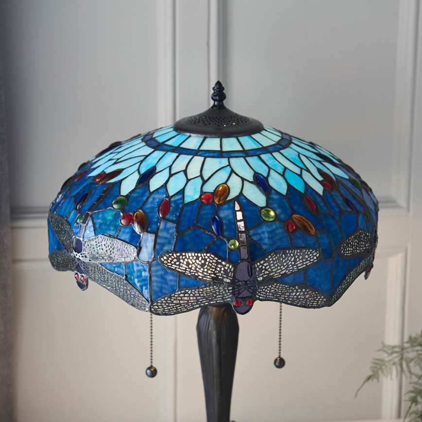 Endon 64089 - Stolní lampa DRAGONFLY 2xE27/60W/230V pr. 41 cm