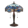 Endon 64089 - Stolní lampa Tiffany DRAGONFLY 2xE27/60W/230V pr. 41 cm