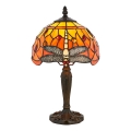 Endon 64091 - Stolní lampa Tiffany DRAGONFLY 1xE14/40W/230V pr. 20 cm