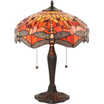 Endon 64093 - Stolní lampa DRAGONFLY 2xE27/60W/230V pr. 41 cm
