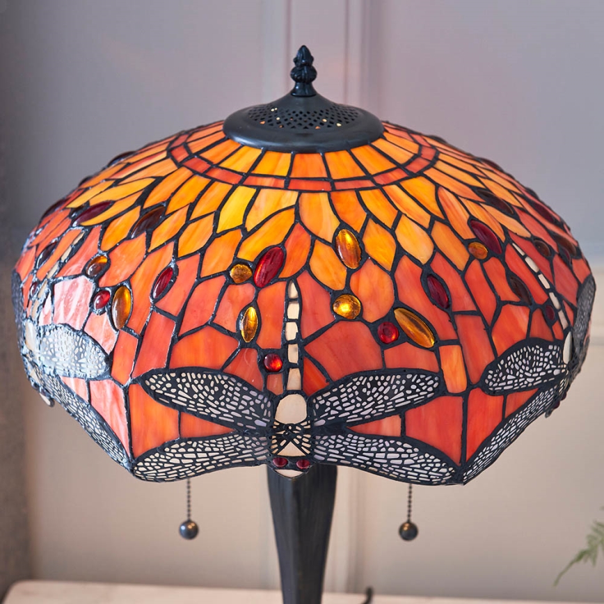 Endon 64093 - Stolní lampa DRAGONFLY 2xE27/60W/230V pr. 41 cm