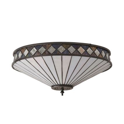 Endon 64145 - Stropní svítidlo FARGO 2xE27/60W/230V pr. 41,5 cm